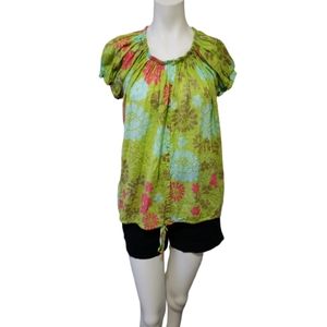 Soya Concept large Cotton floral blouse